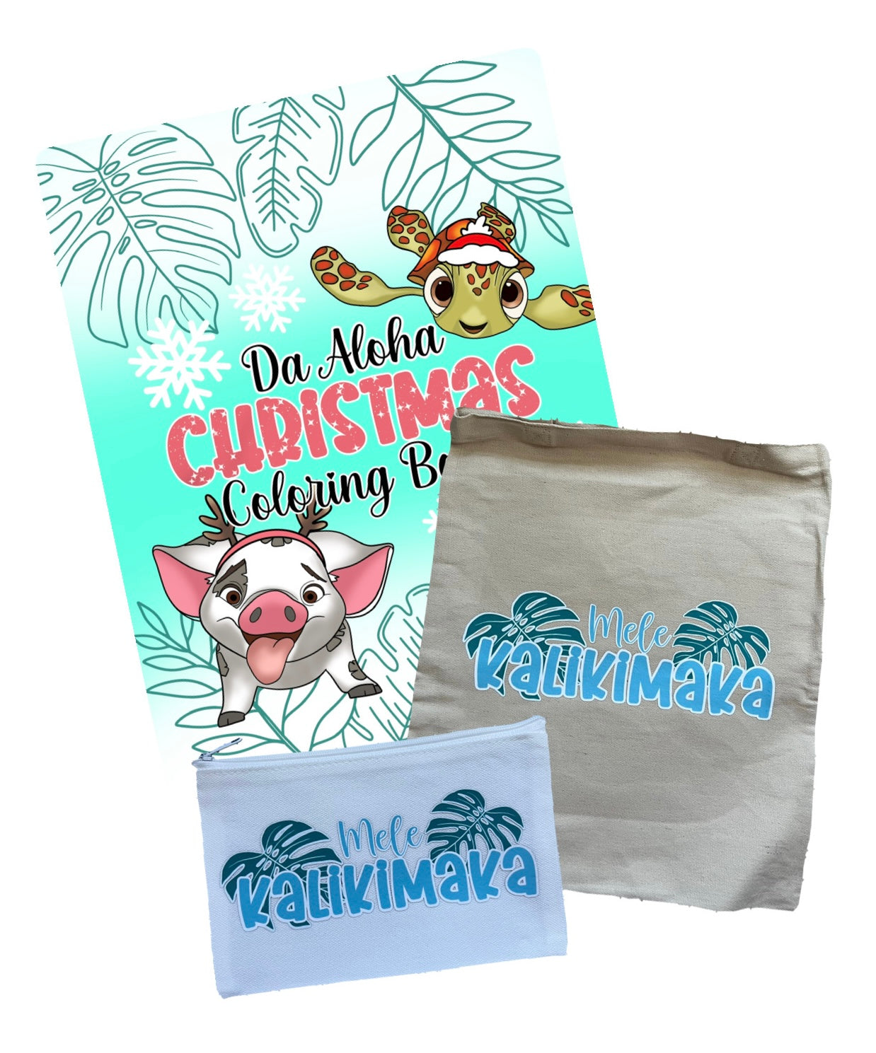 Da Aloha Christmas Coloring Book