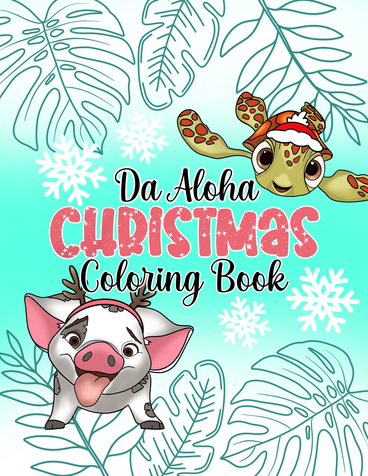 Da Aloha Christmas Coloring Book